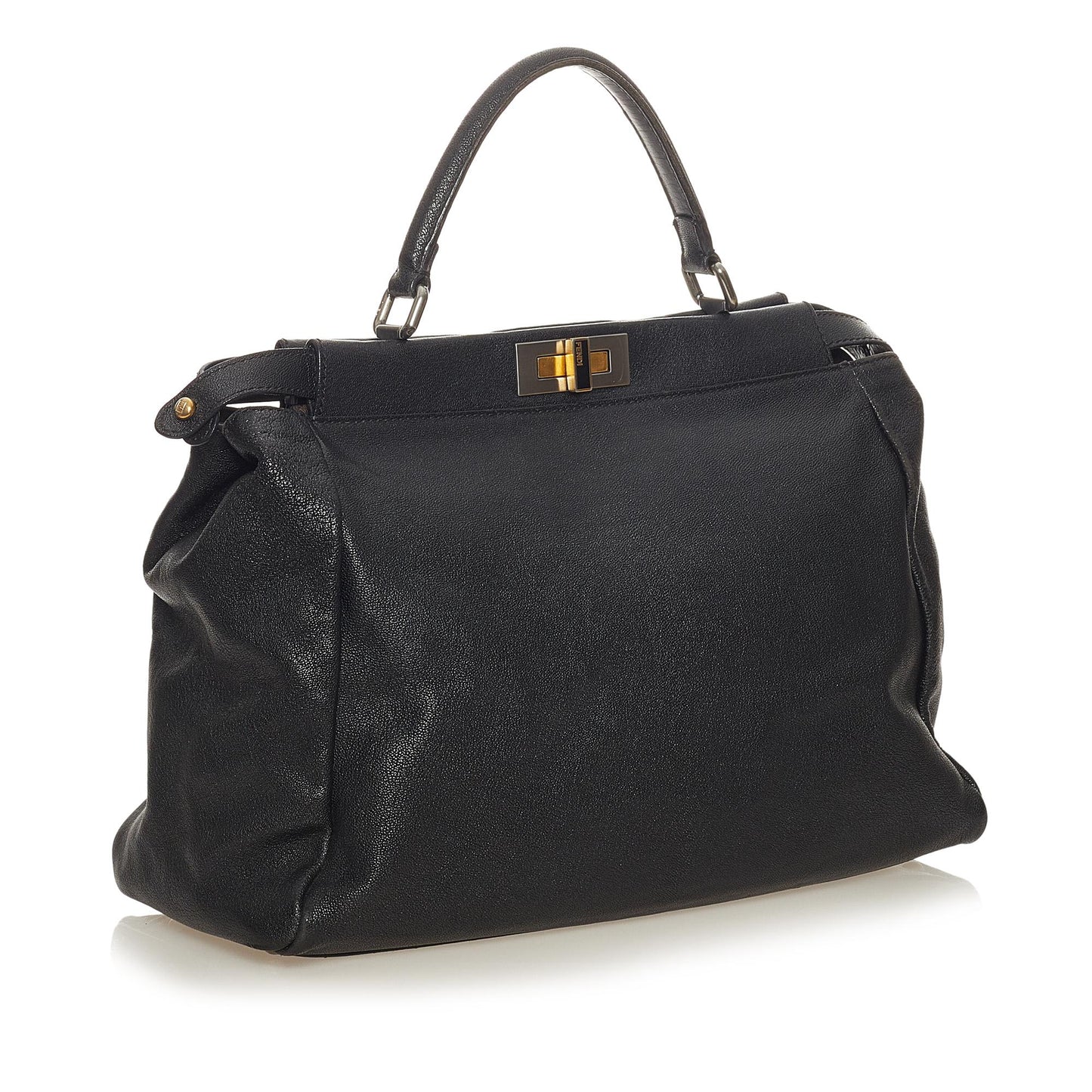 Fendi Peekaboo Leather Satchel (27736)