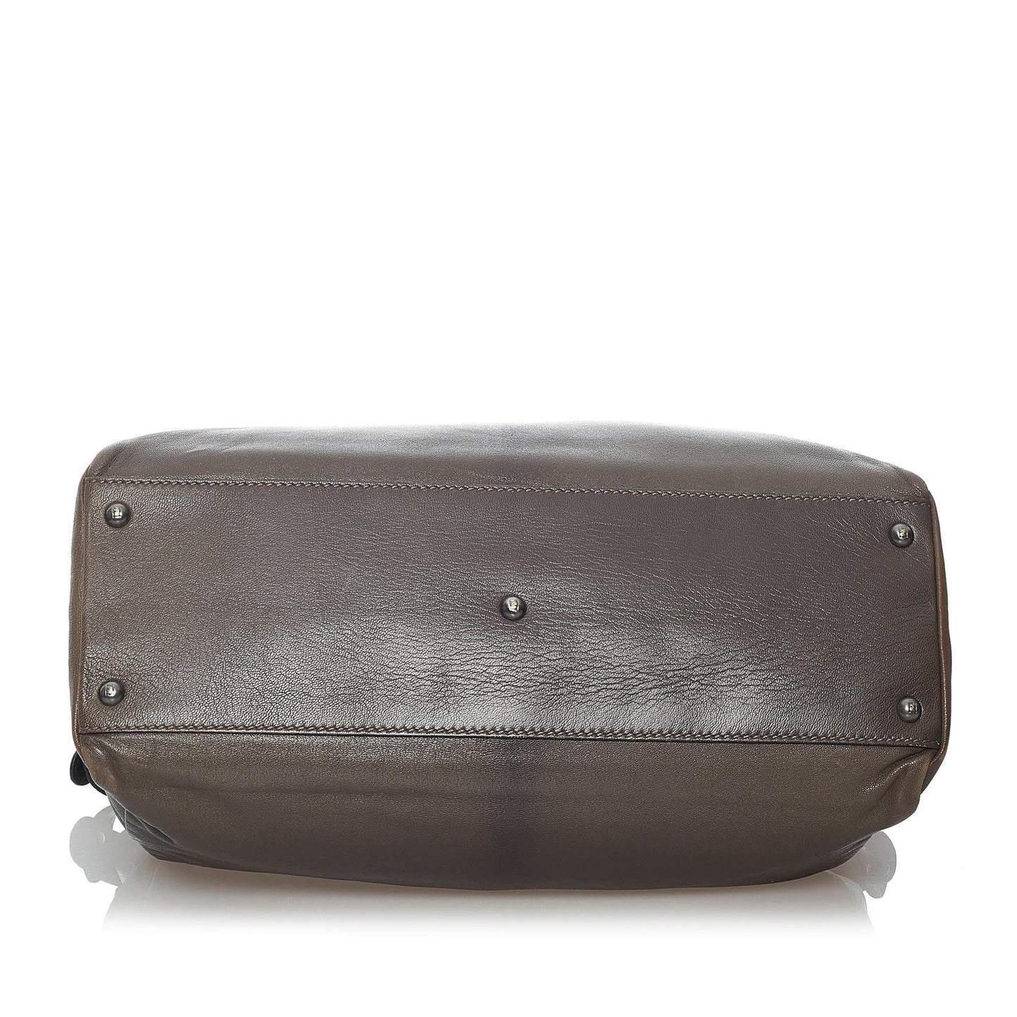 Fendi Peekaboo Leather Satchel (30047)