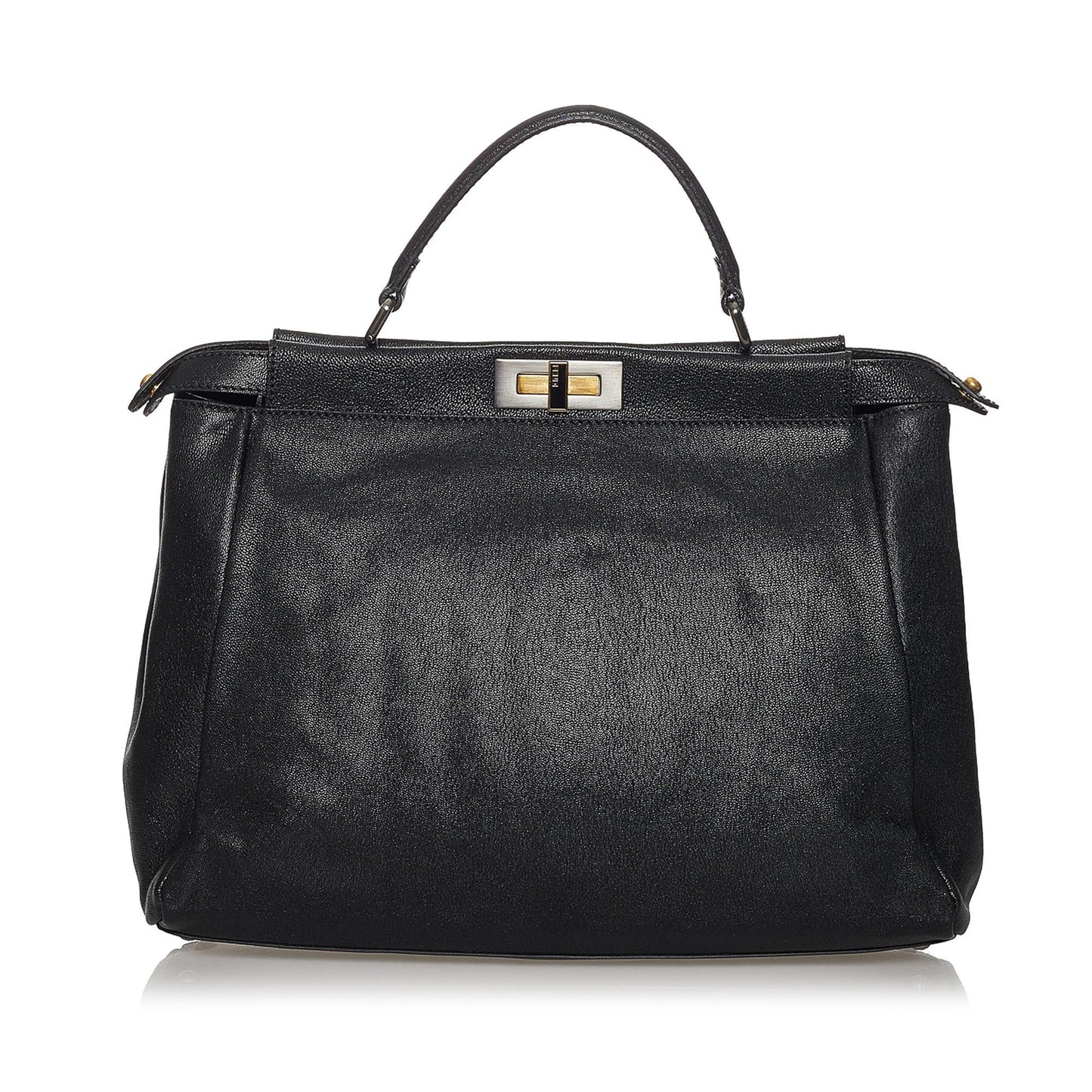 Fendi Peekaboo Leather Satchel (31245)