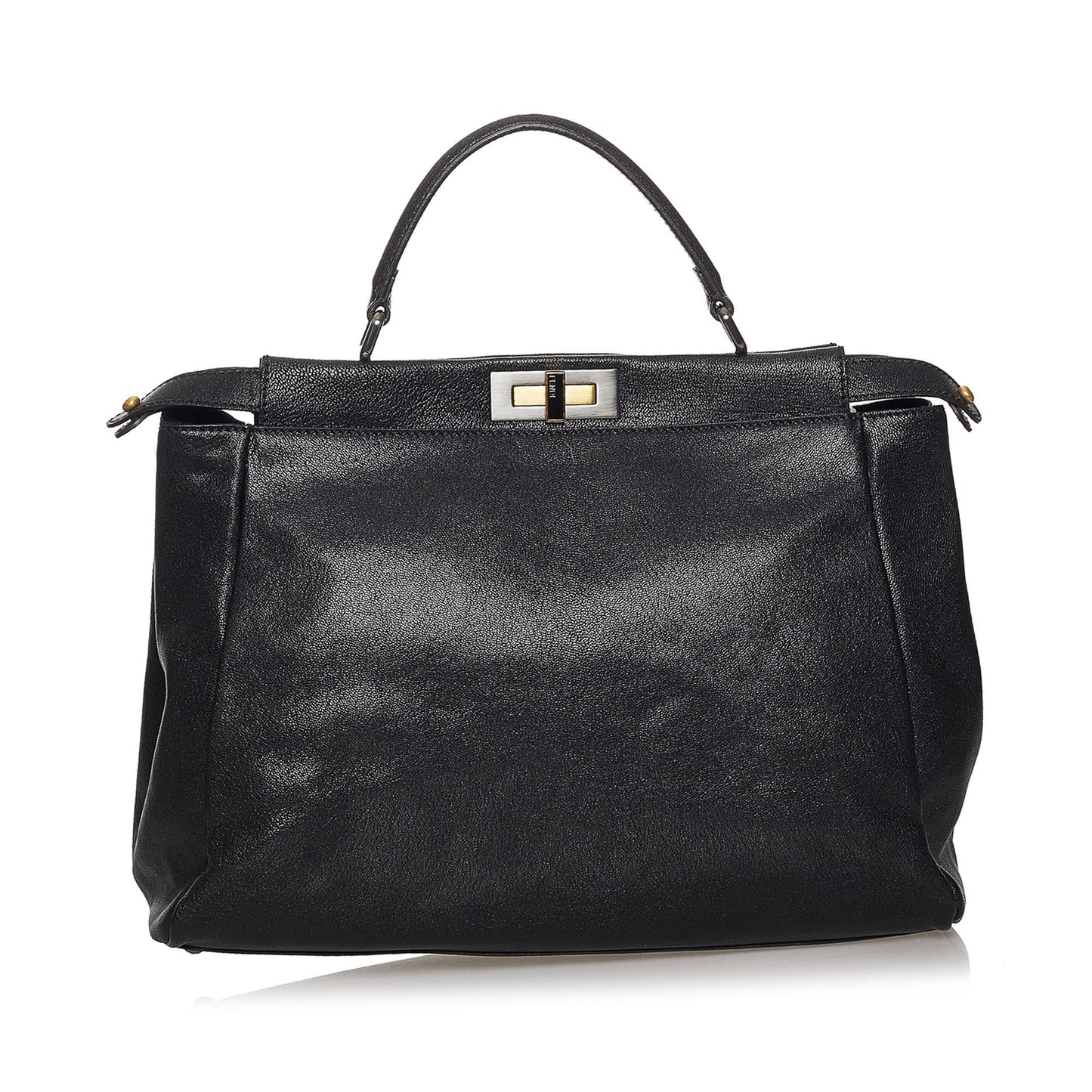 Fendi Peekaboo Leather Satchel (31245)