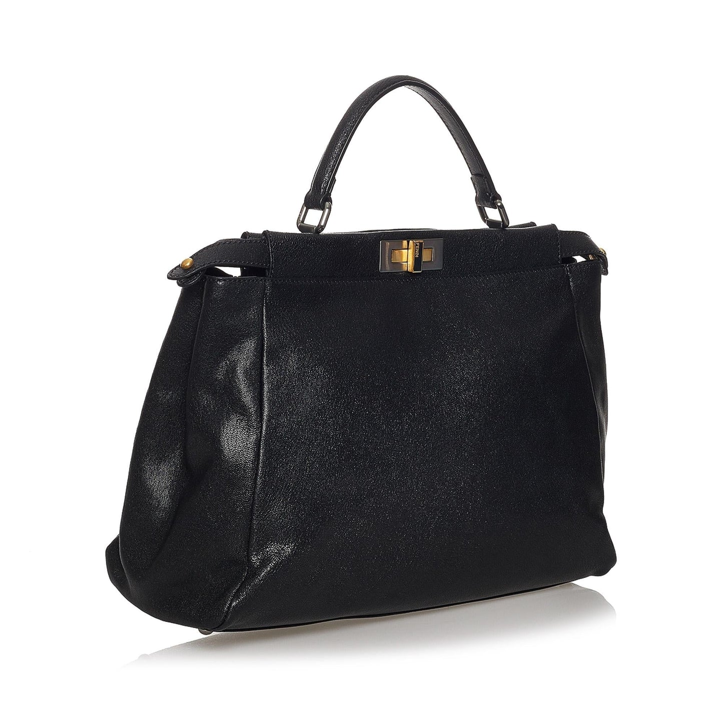 Fendi Peekaboo Leather Satchel (31245)