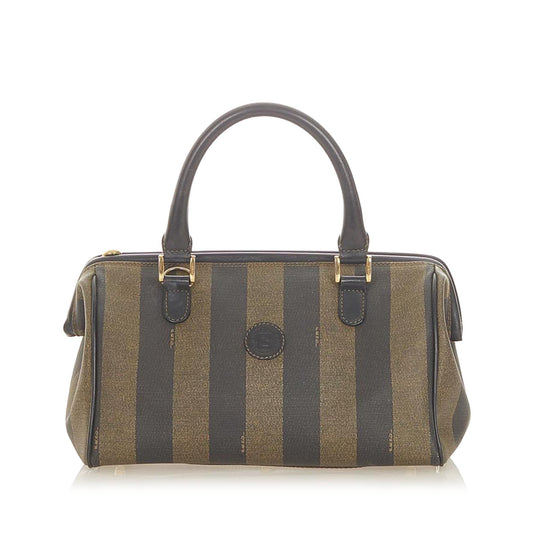 Fendi Pequin Boston Bag (19584)