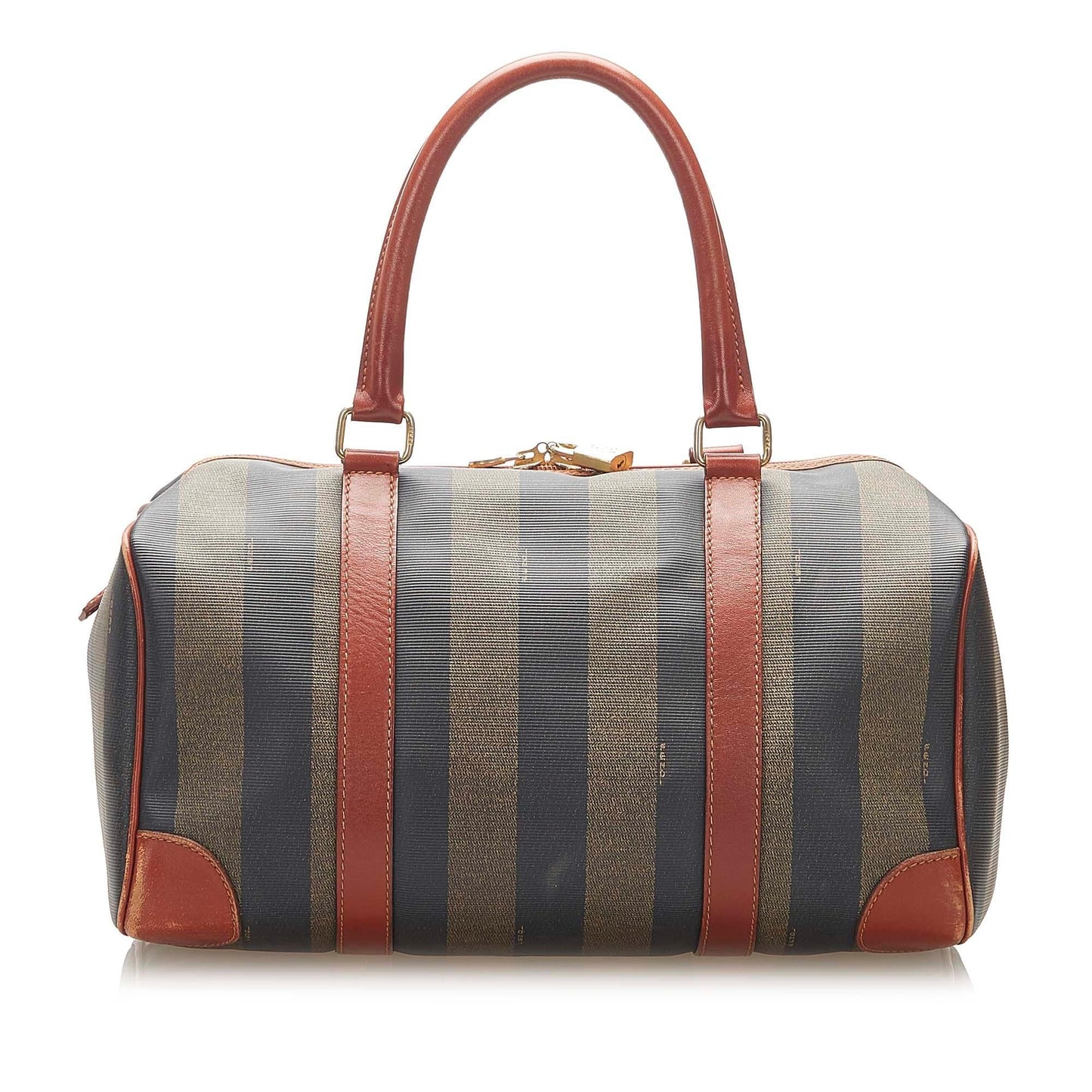Fendi Pequin Boston Bag (22405)
