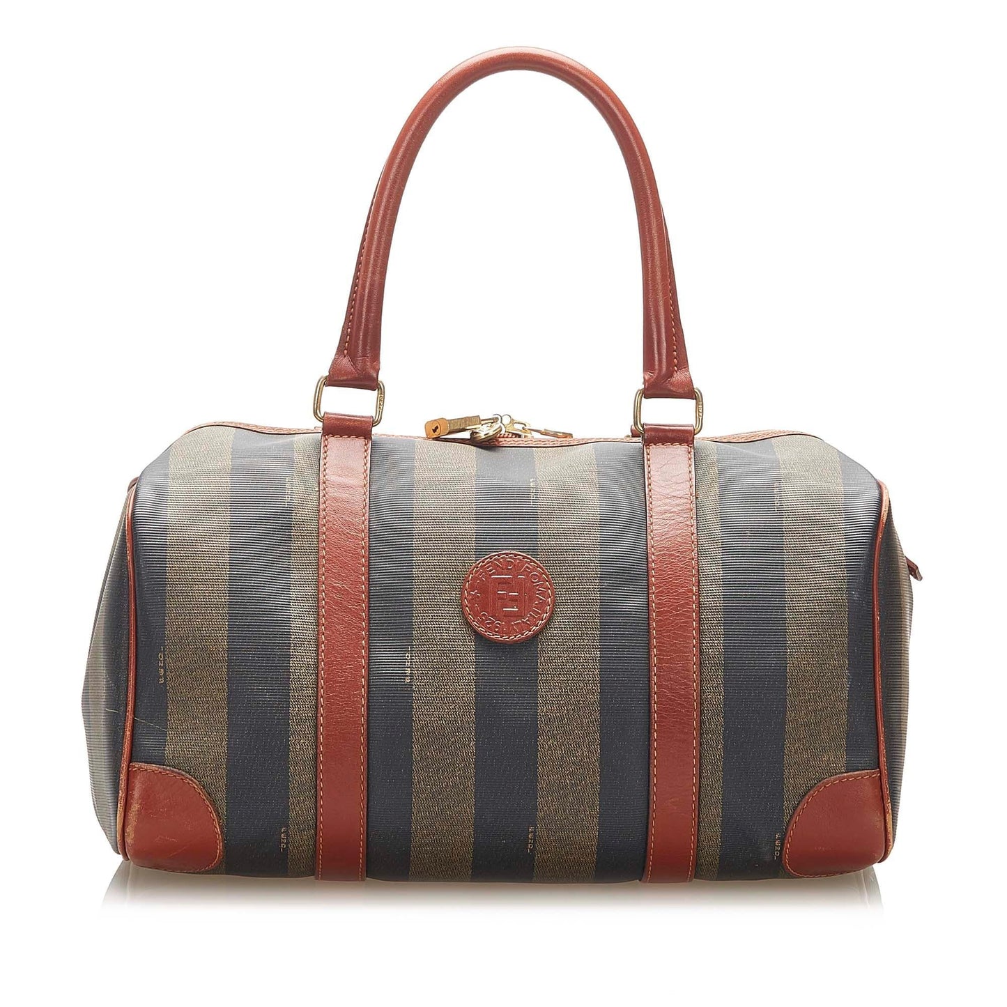 Fendi Pequin Boston Bag (22405)