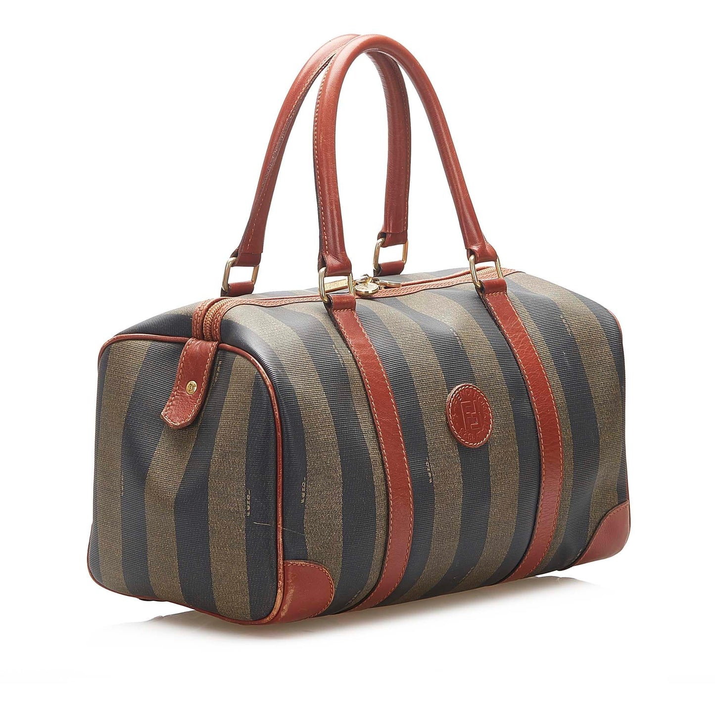 Fendi Pequin Boston Bag (22405)