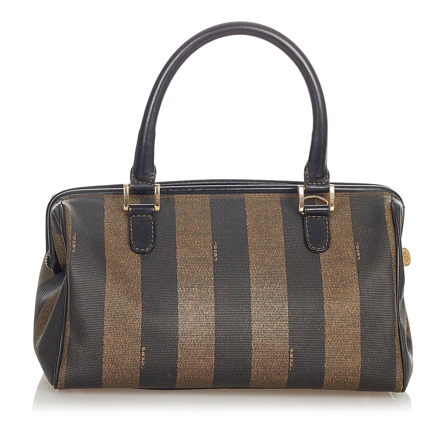 Fendi Pequin Boston Bag (23973)