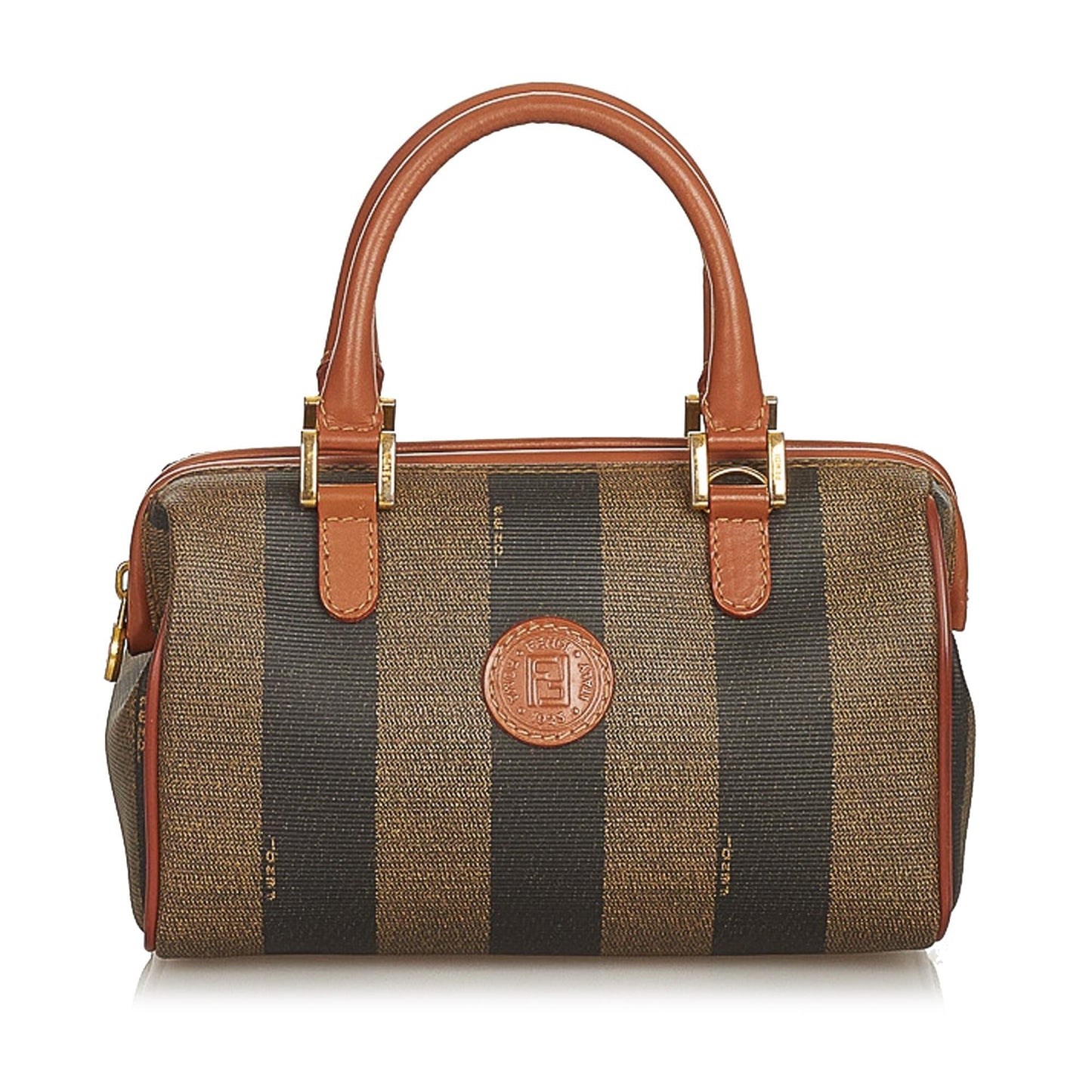 Fendi Pequin Boston Bag (26237)