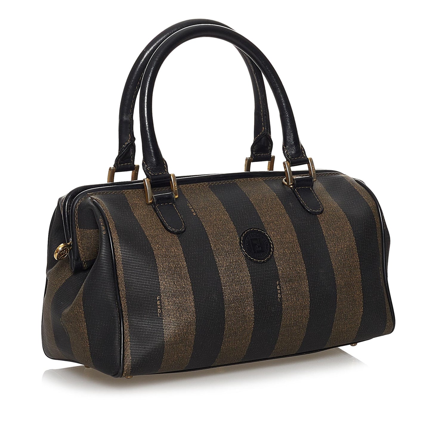 Fendi Pequin Boston Bag (30016)