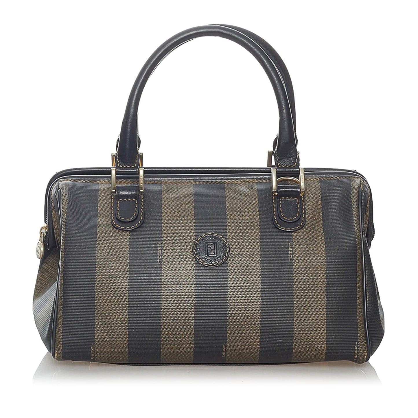 Fendi Pequin Boston Bag (30791)