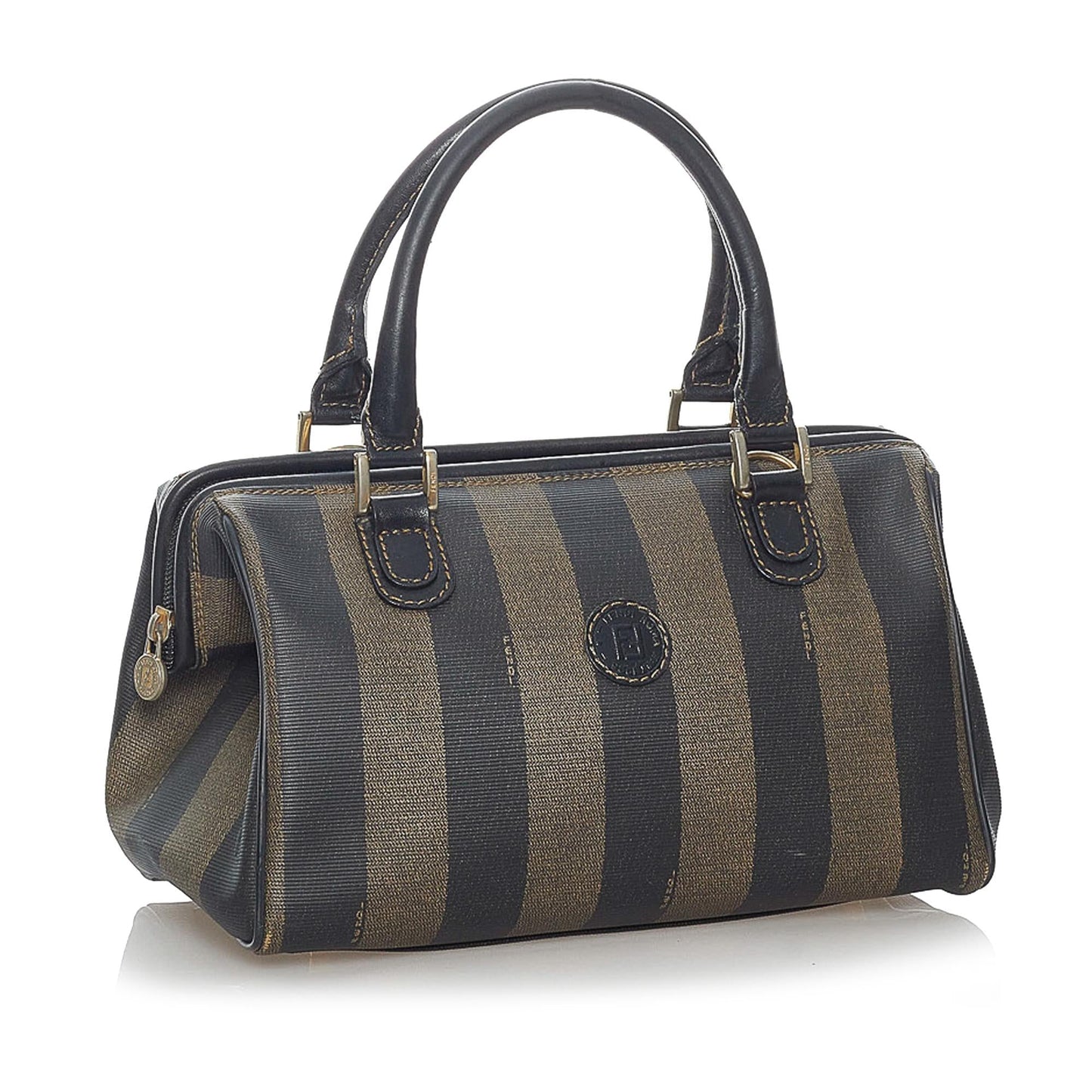 Fendi Pequin Boston Bag (30791)