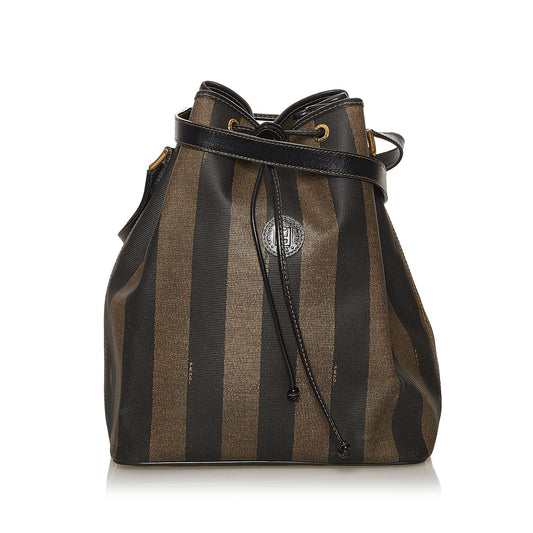 Fendi Pequin Bucket Bag (28387)