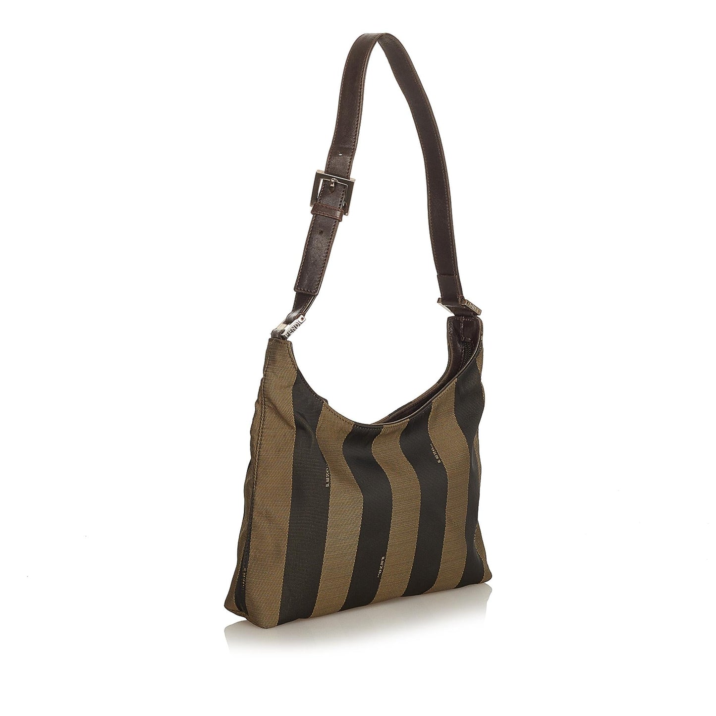 Fendi Pequin Canvas Shoulder Bag (25160)