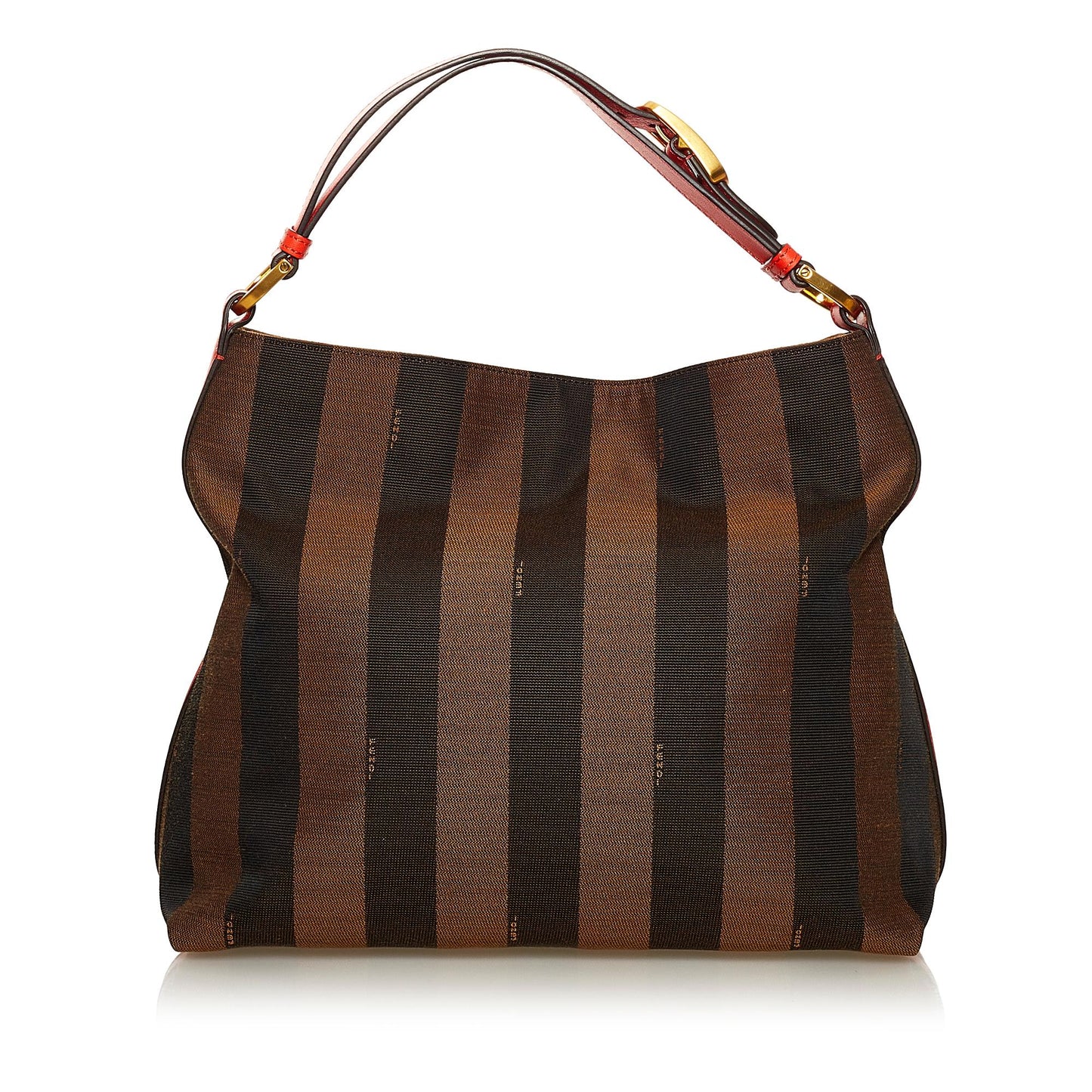 Fendi Pequin Canvas Tote Bag (29636)