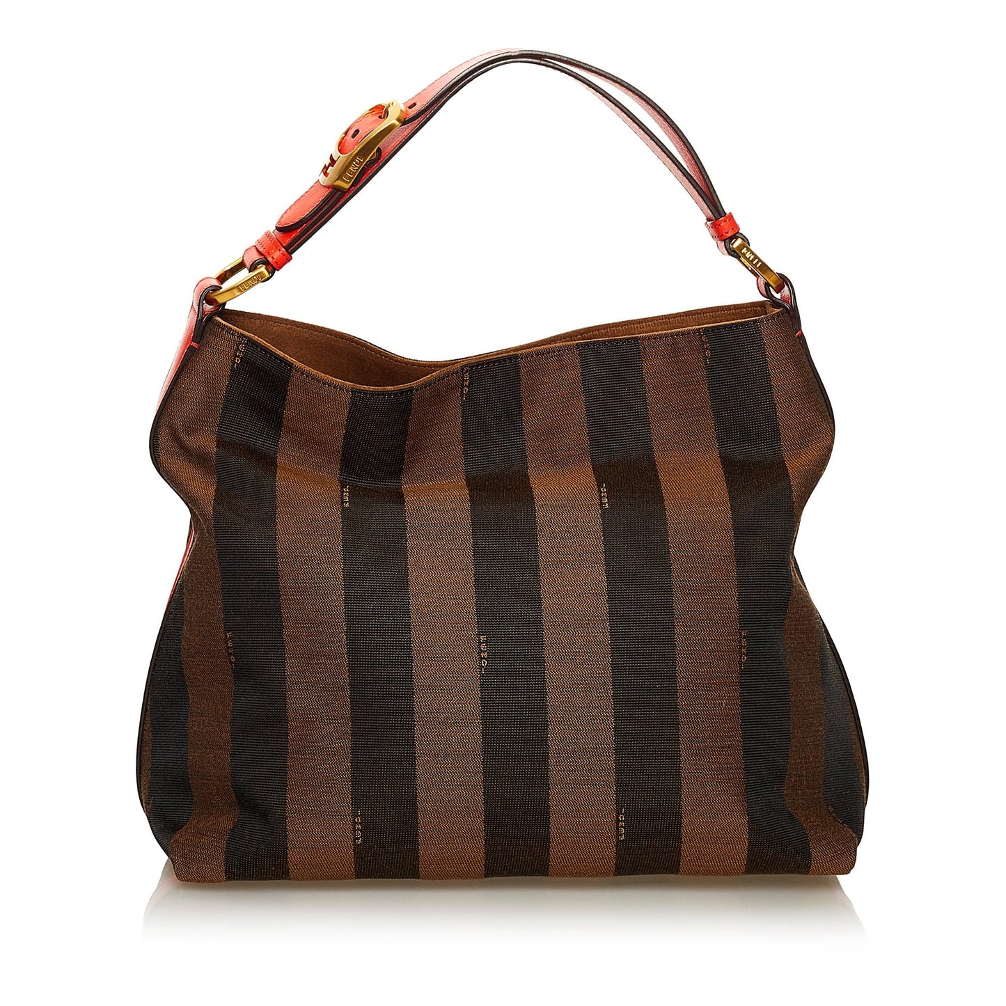 Fendi Pequin Canvas Tote Bag (29636)