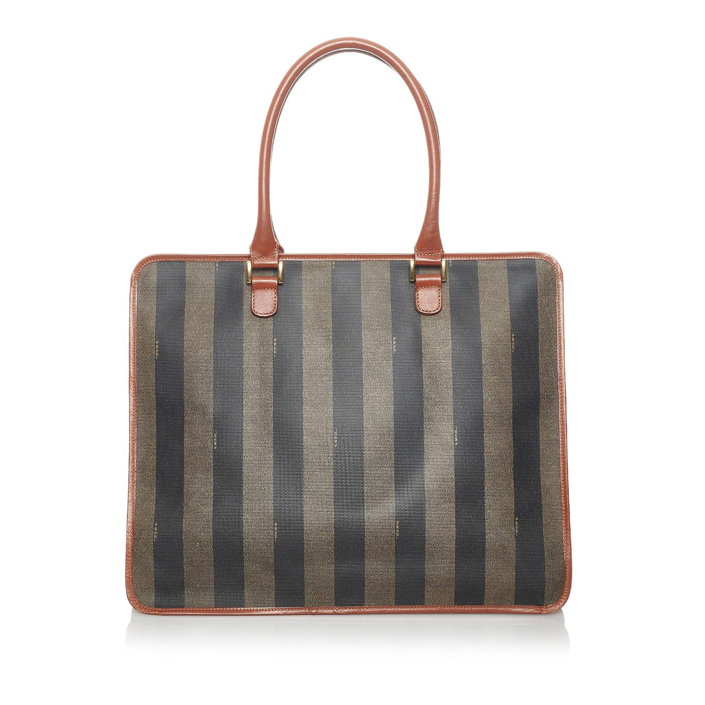 Fendi Pequin Canvas Tote Bag (30209)