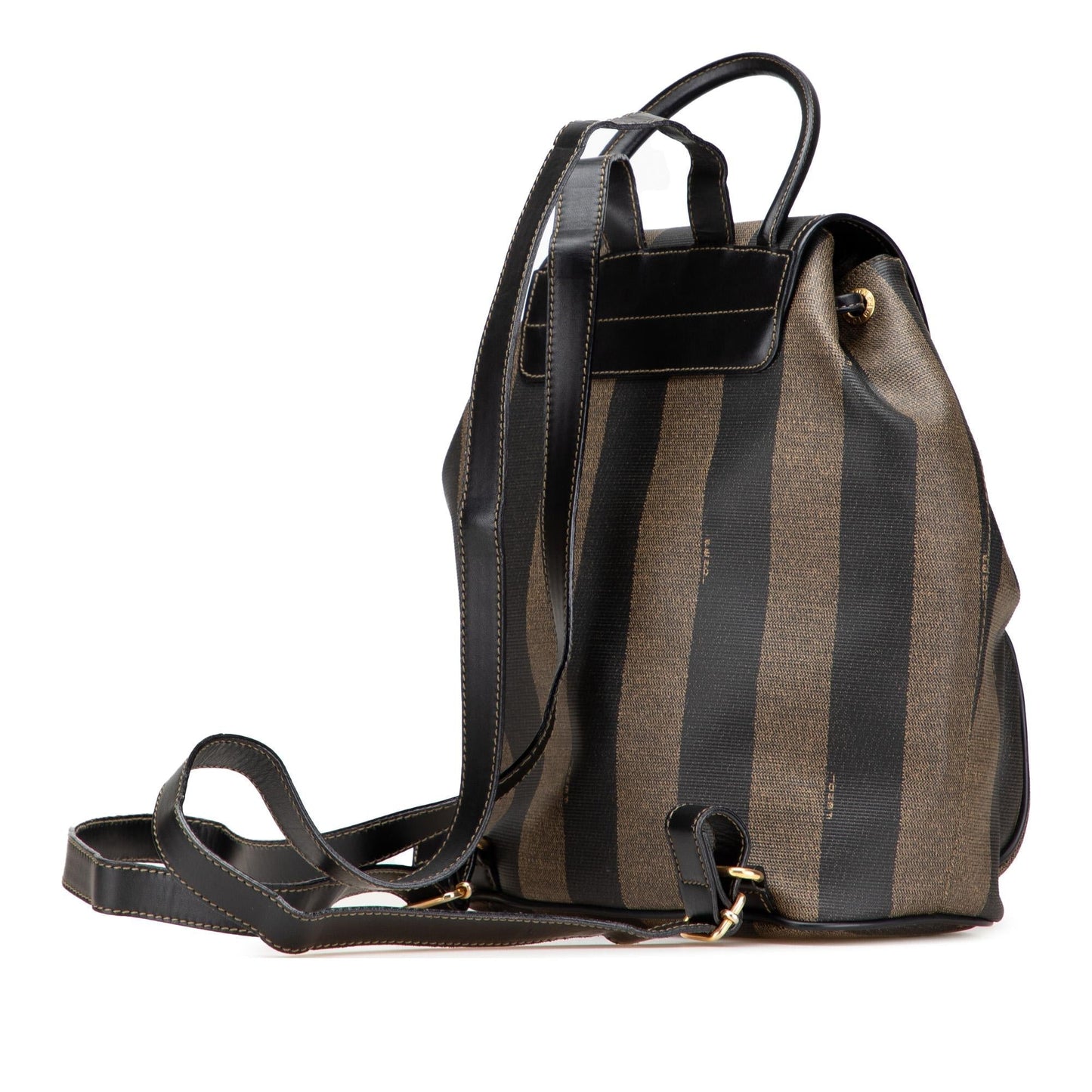 Fendi Mini Zucca Embossed Leather Baguette Satchel