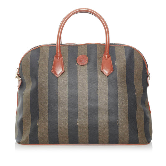Fendi Pequin Handbag (32001)