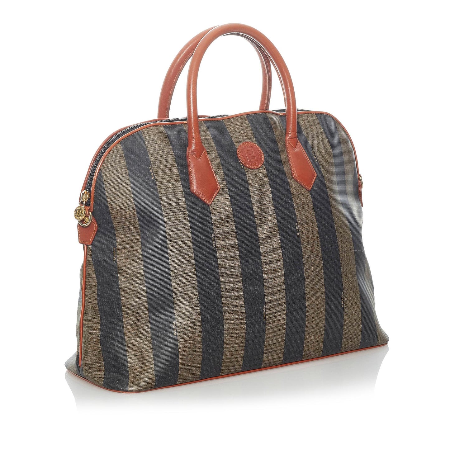 Fendi Pequin Handbag (32001)