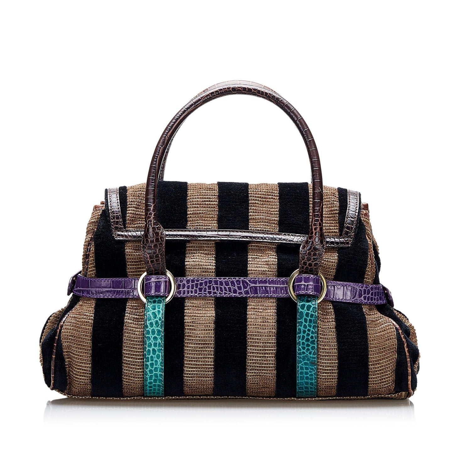 Fendi Pequin Handbag (UTQaNE)
