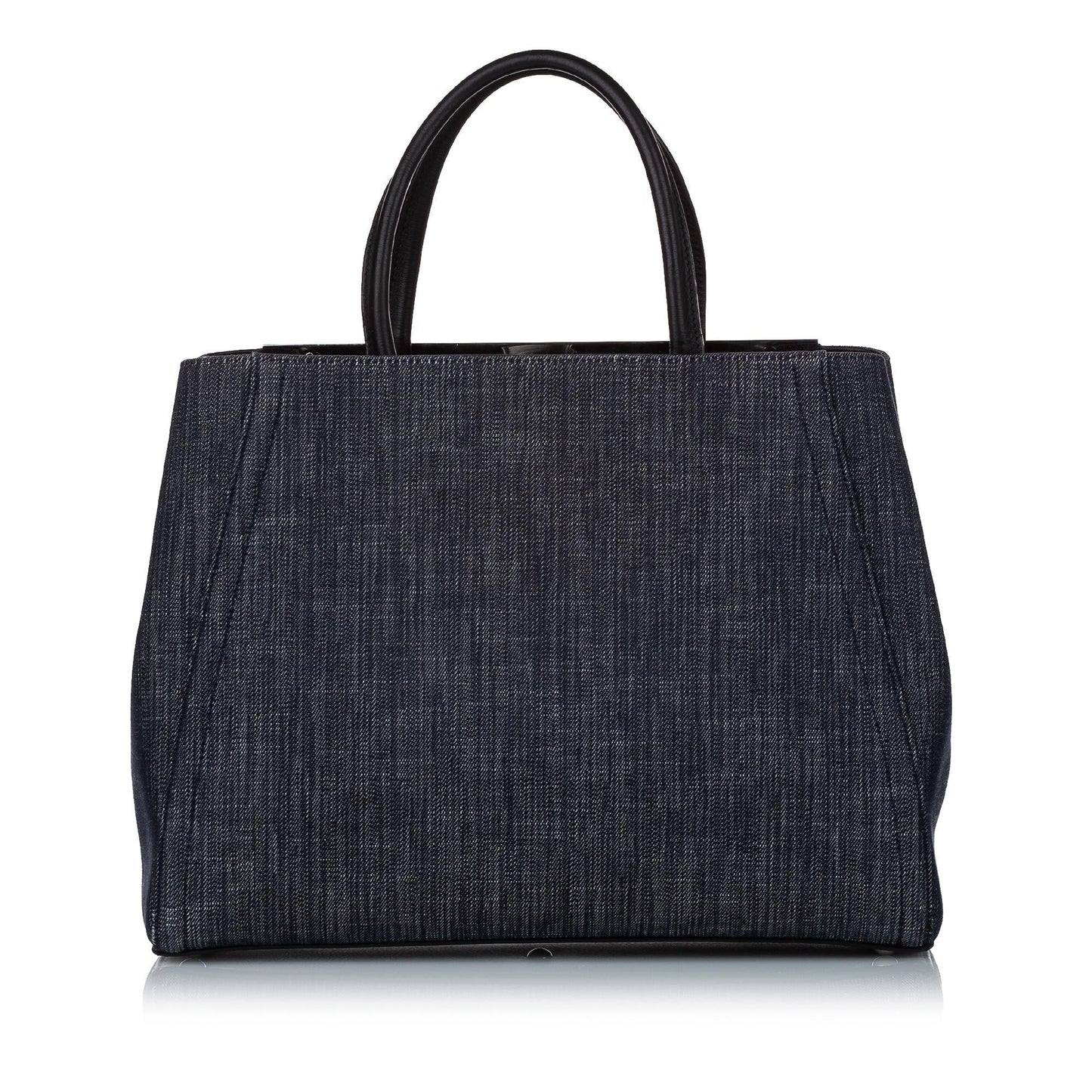 Fendi Petit 2Jours Denim Satchel (29466)