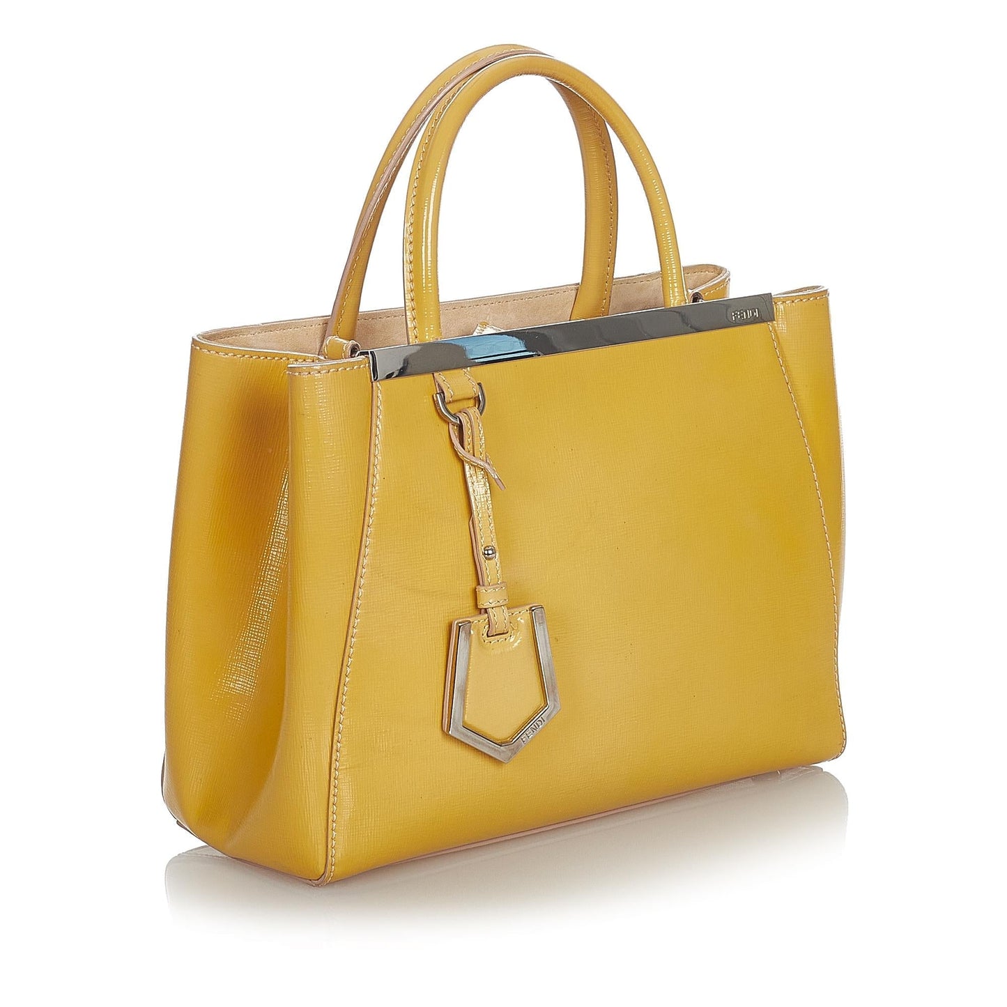 Fendi Petit 2Jours Leather Handbag (23588)