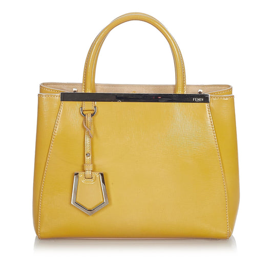 Fendi Petit 2Jours Leather Handbag (31978)