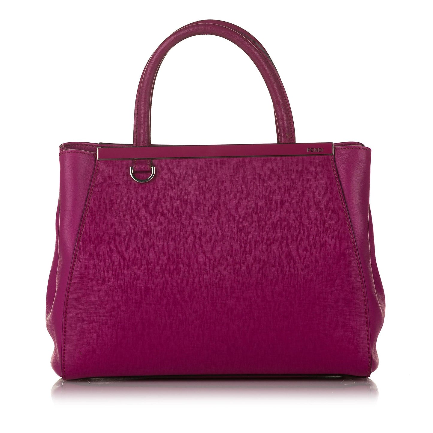 Fendi Petit 2Jours Leather Handbag (32910)