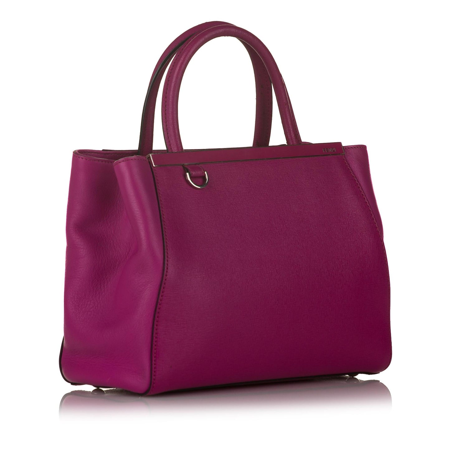 Fendi Petit 2Jours Leather Handbag (32910)