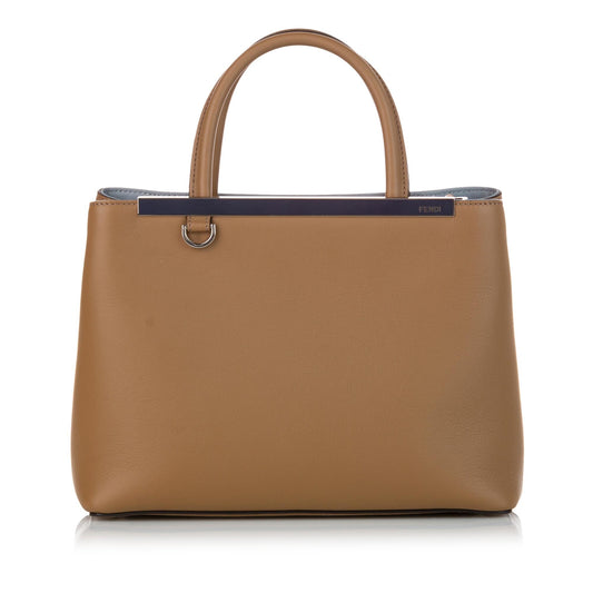 Fendi Petit 2Jours Leather Satchel (26673)