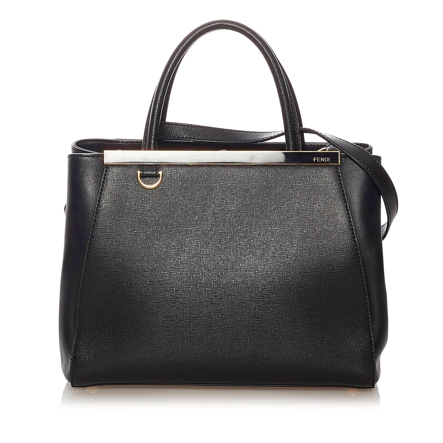 Fendi Petit 2Jours Leather Satchel (27993)