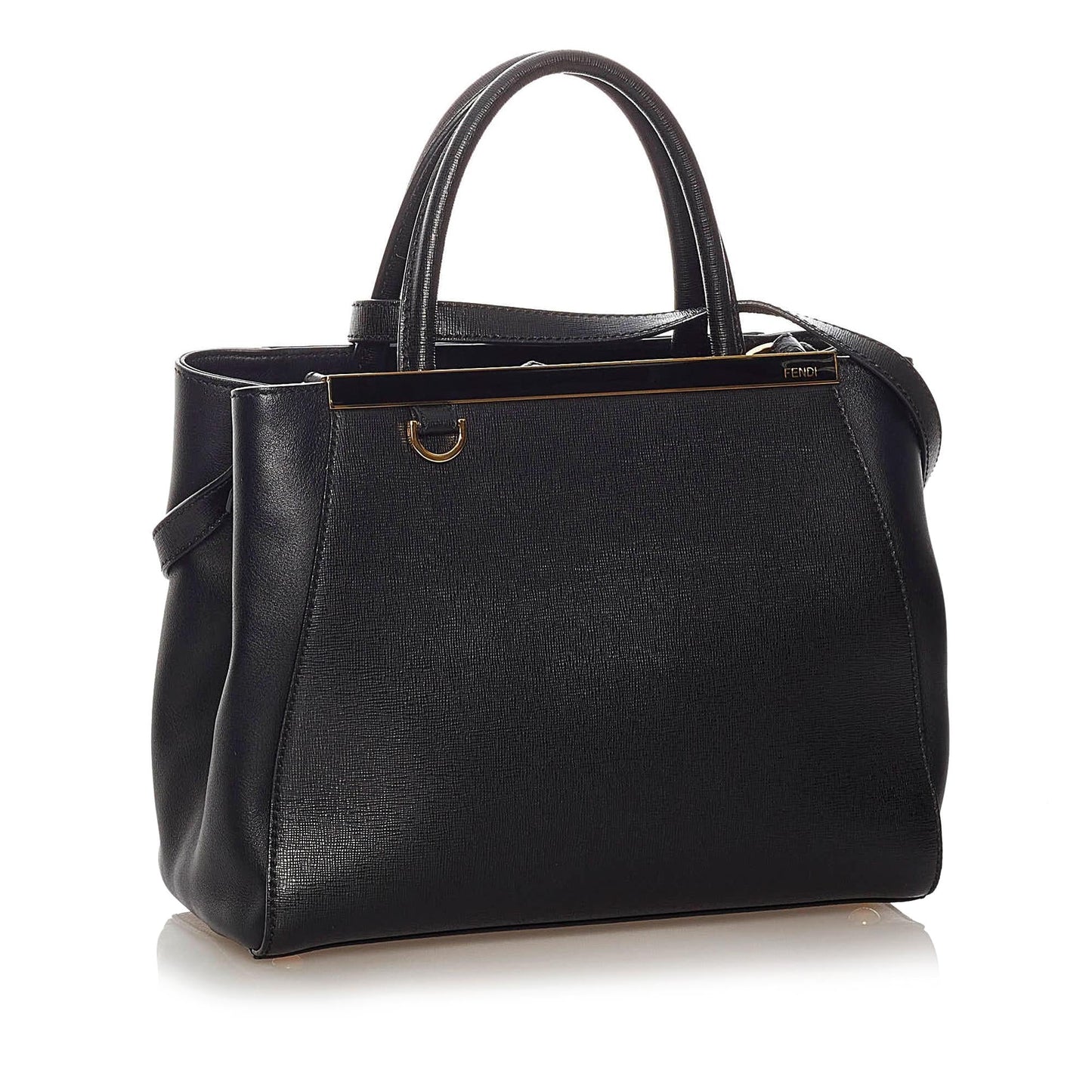 Fendi Petit 2Jours Leather Satchel (27993)