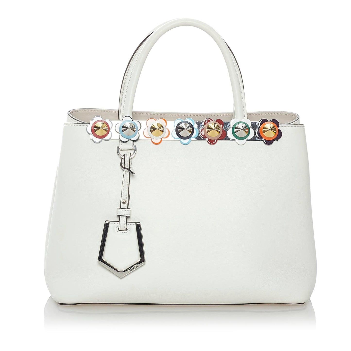 Fendi Petit 2Jours Leather Satchel (30661)