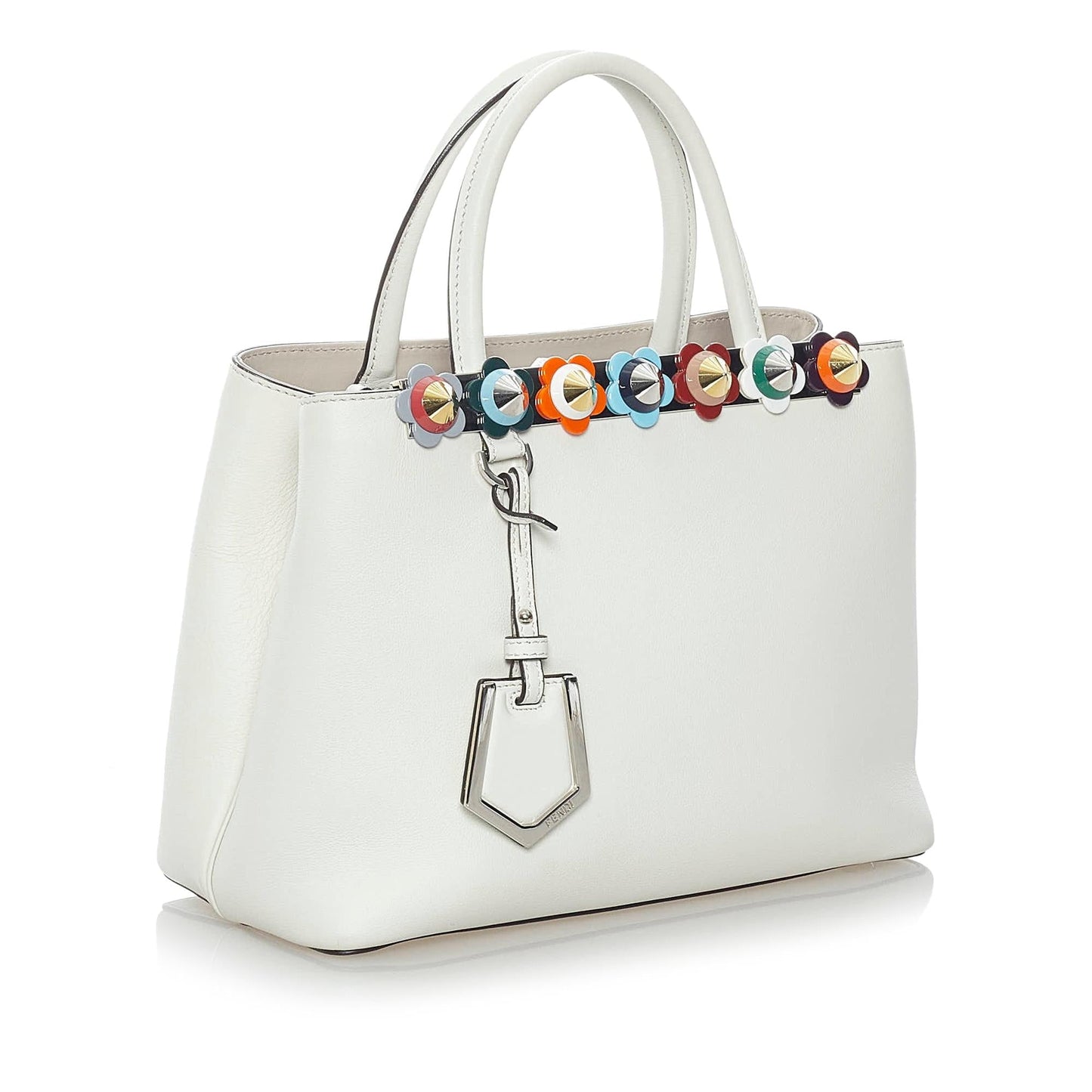 Fendi Petit 2Jours Leather Satchel (30661)