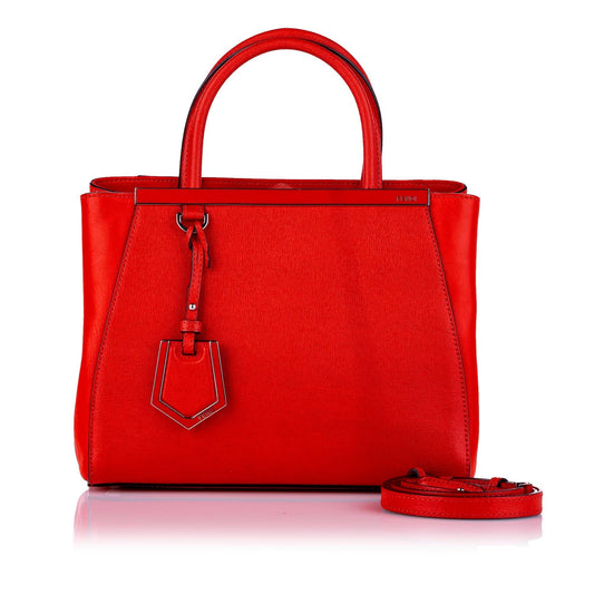 Fendi Petit 2Jours Leather Satchel (32370)