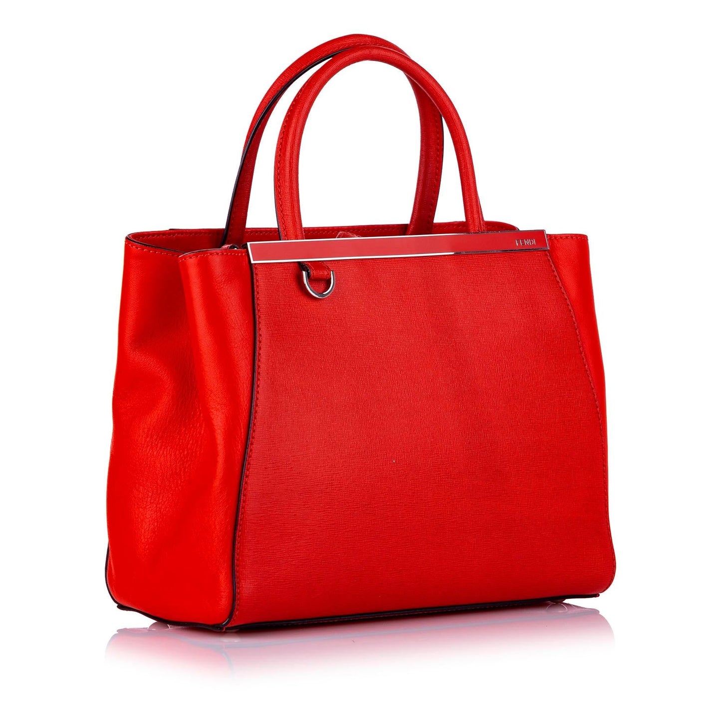 Fendi Petit 2Jours Leather Satchel (32370)