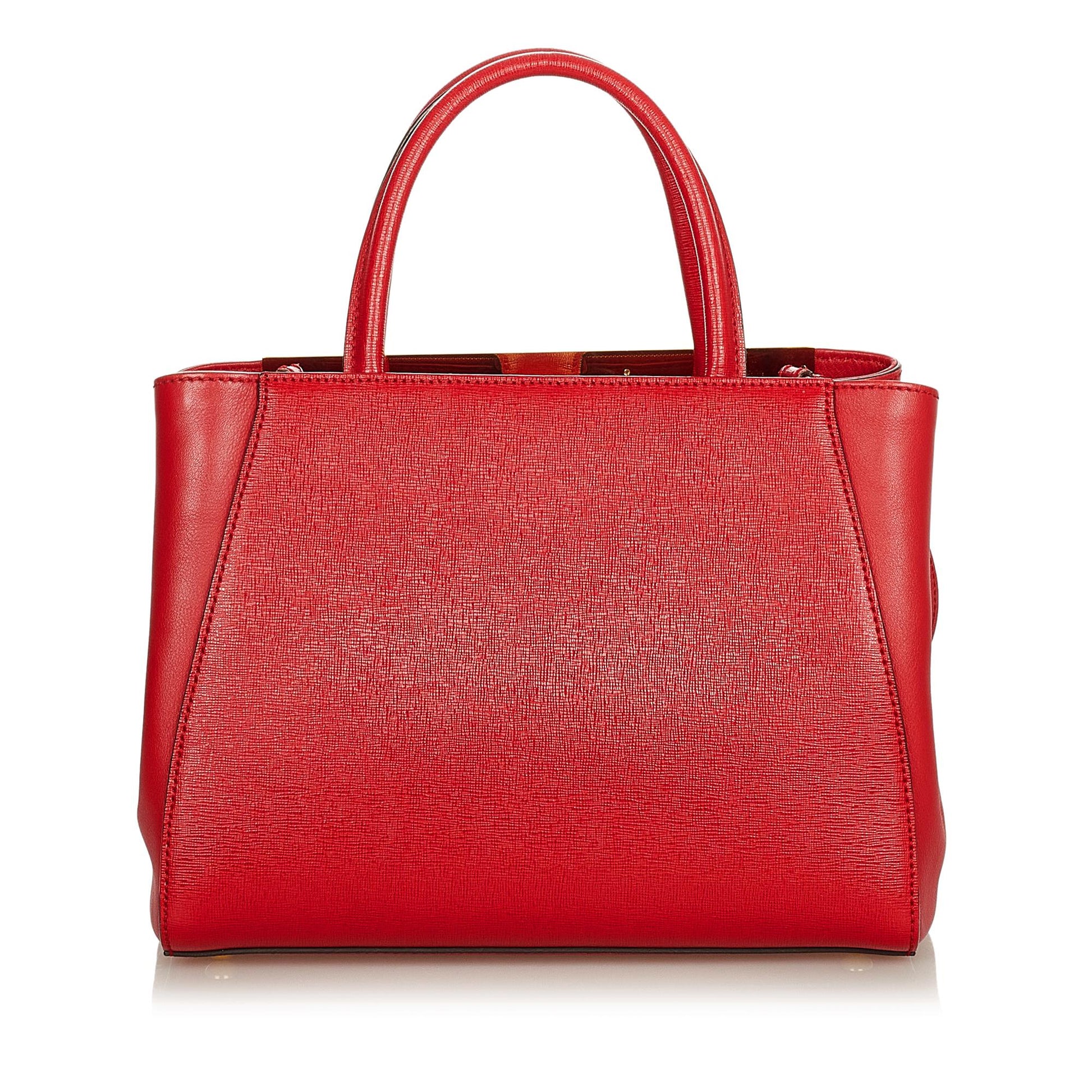 Fendi Petit 2Jours Leather Satchel