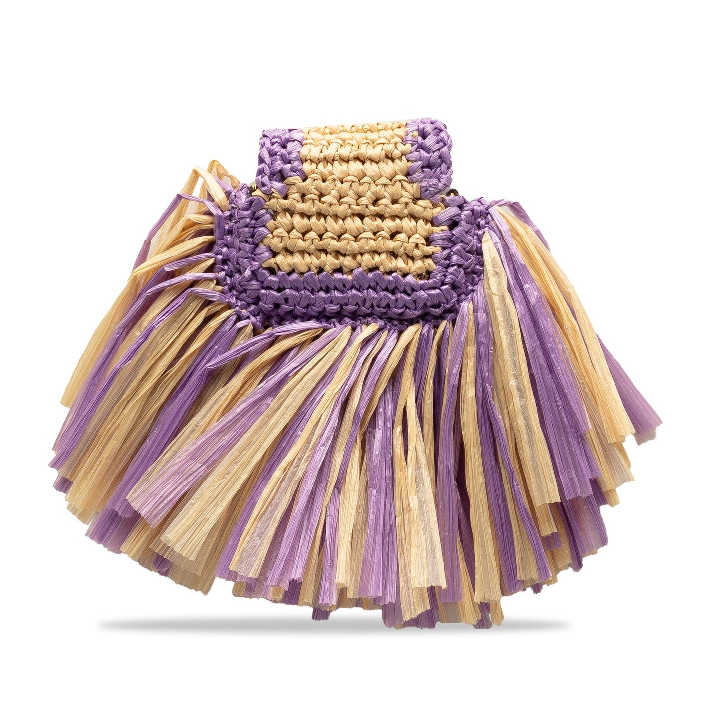 Fendi Raffia Intreccio Pico Baguette (DjF5h6)