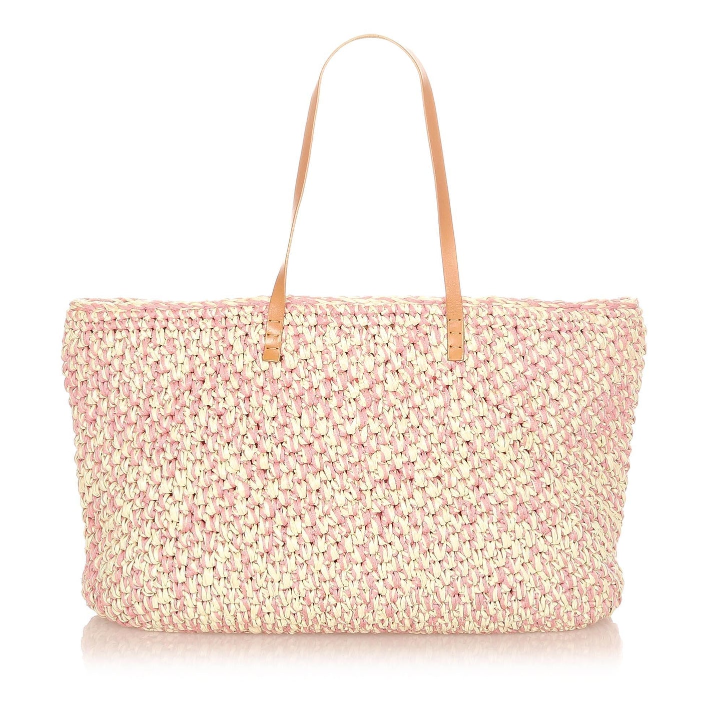 Fendi Raffia Tote Bag