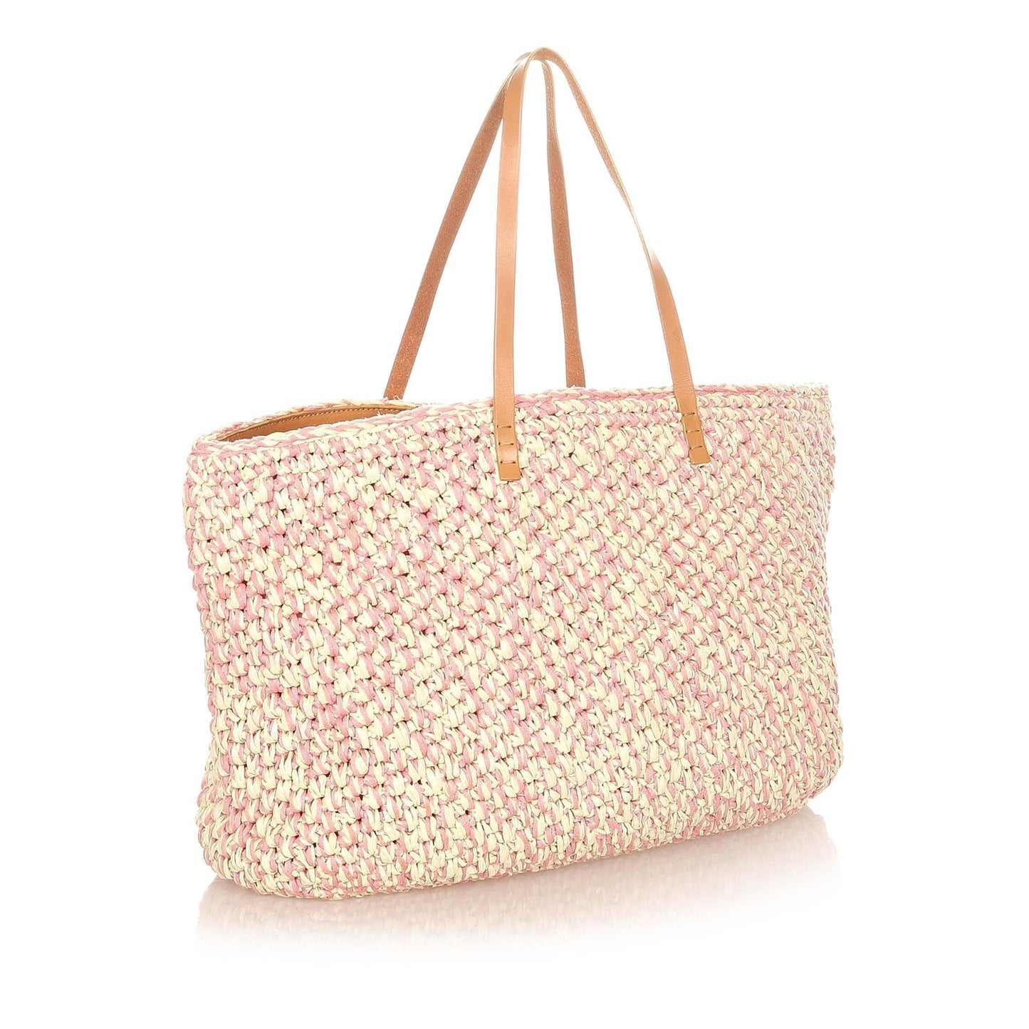 Fendi Raffia Tote Bag
