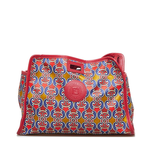 Fendi Royale Print Stamp Patch Runaway Handbag (oVEycY)