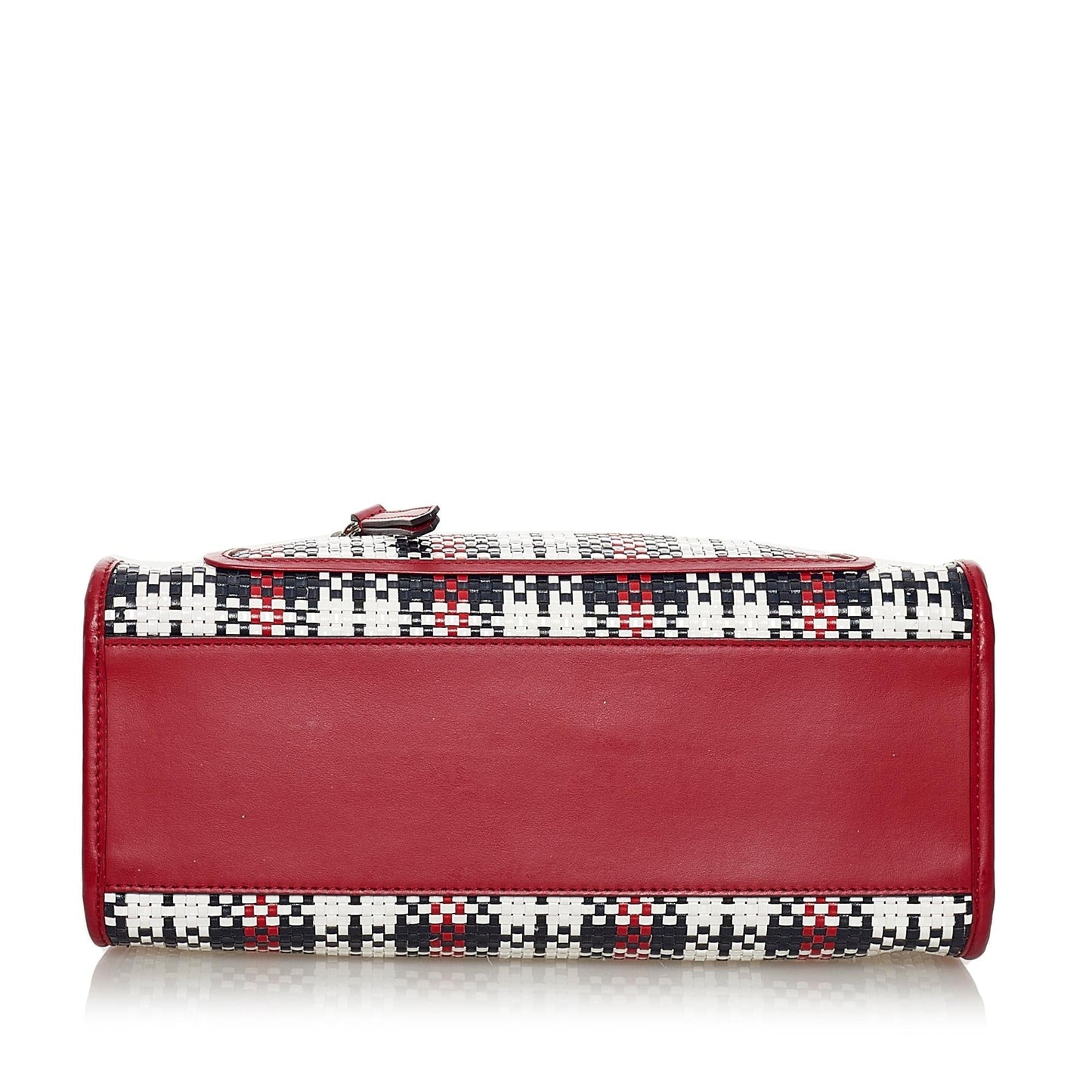 Fendi Runaway Tartan Plaid Satchel (33225)