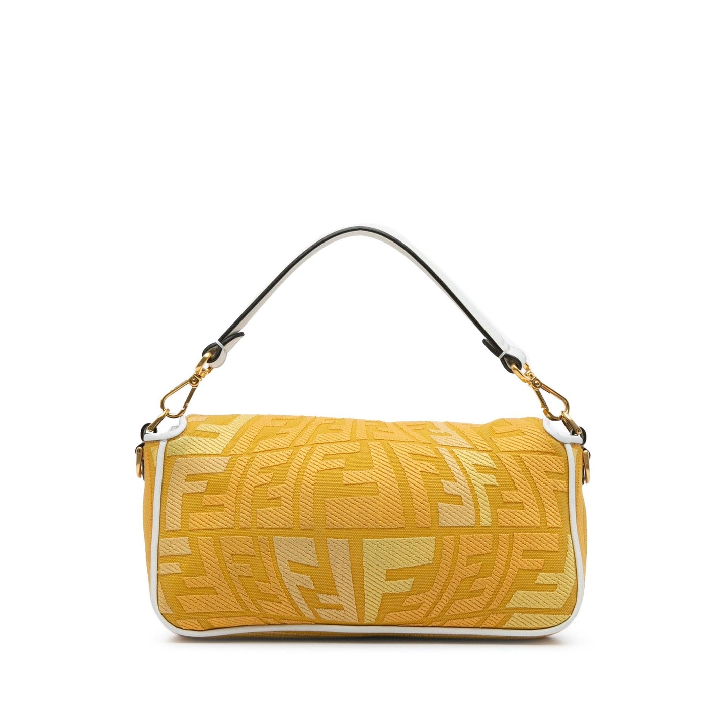 Fendi Sarah Coleman FF Canvas Fisheye  Baguette Satchel (jIeRtT)
