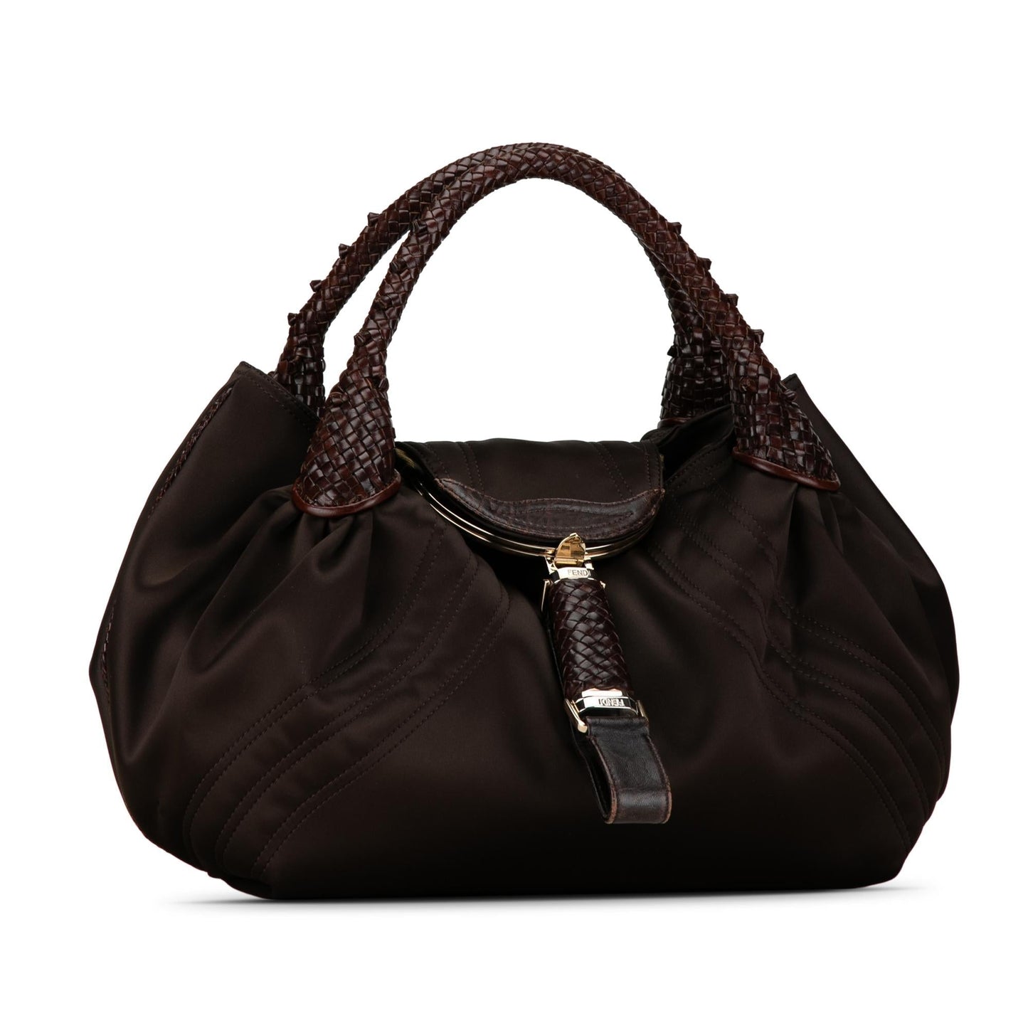 Fendi Satin Spy Handbag (BT9epf)