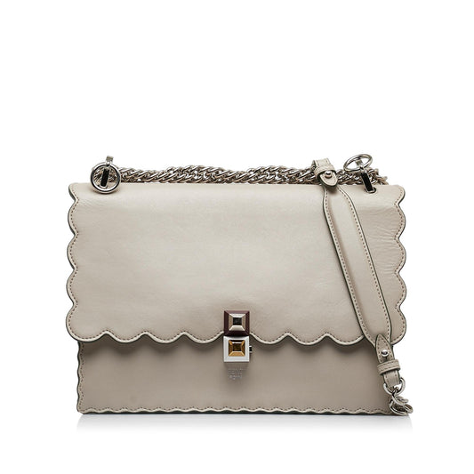 Fendi Scalloped Kan I Satchel (0g81DK)