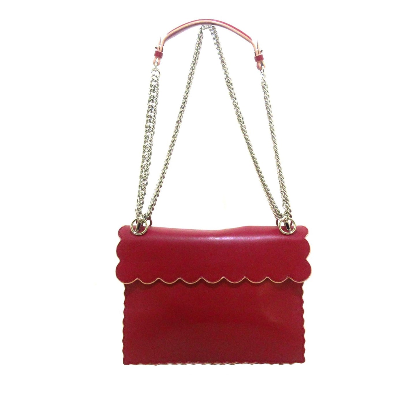 Fendi Scalloped Studded Kan I (WbsE95)