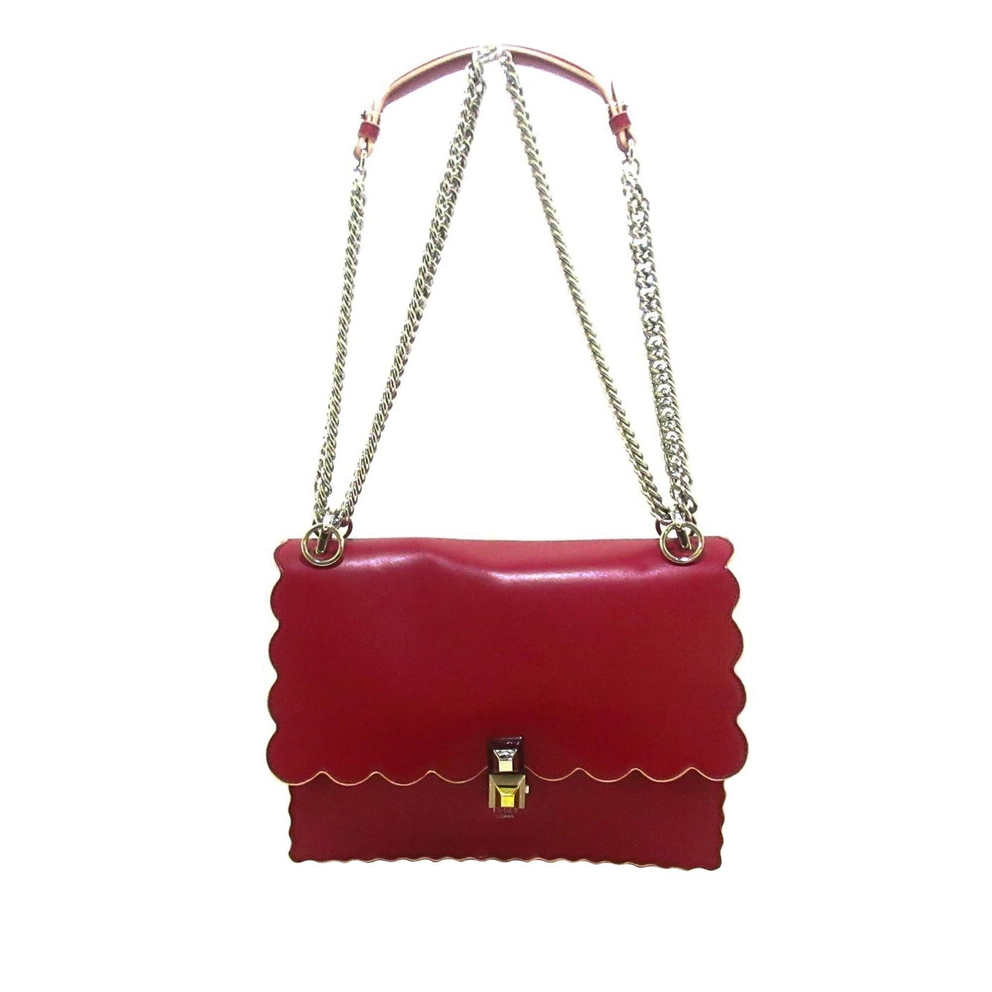 Fendi Scalloped Studded Kan I (WbsE95)
