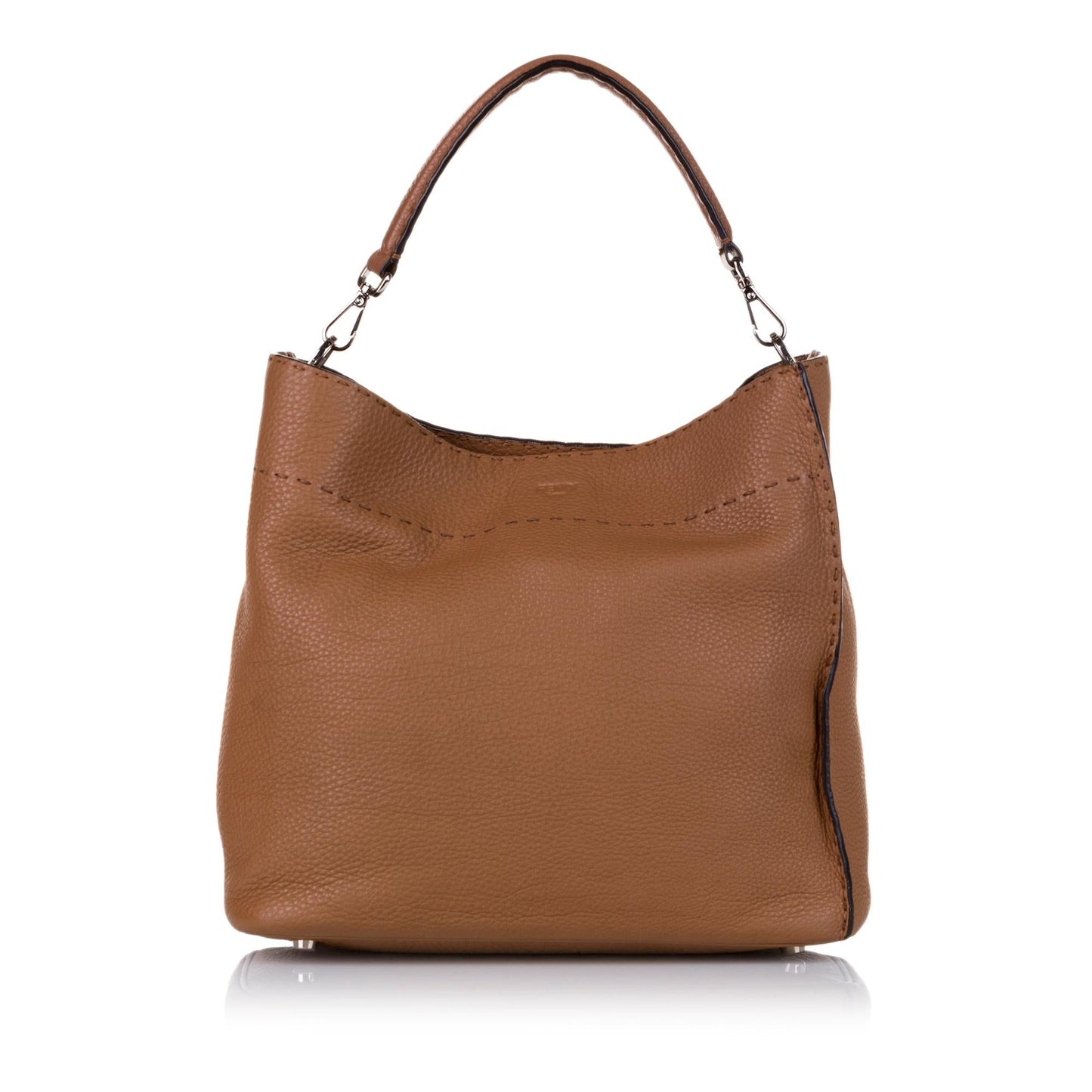 Fendi Selleria Anna Leather Satchel (34826)