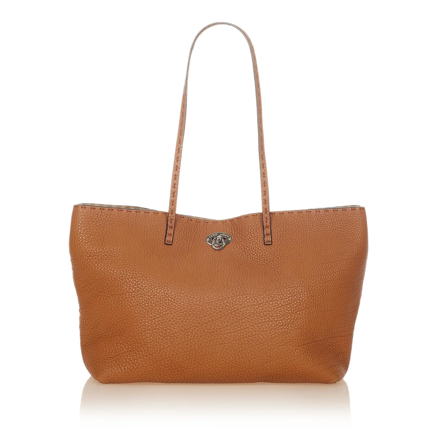 Fendi Selleria Carla Leather Tote Bag (31919)
