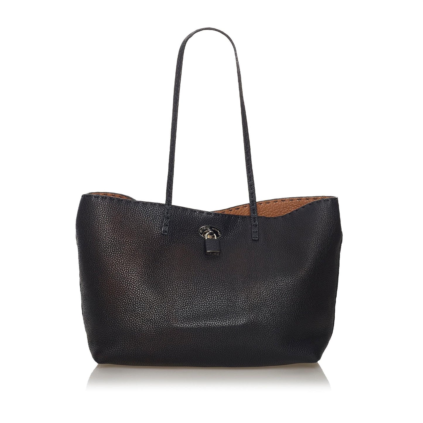 Fendi Selleria Carla Leather Tote Bag (33430)