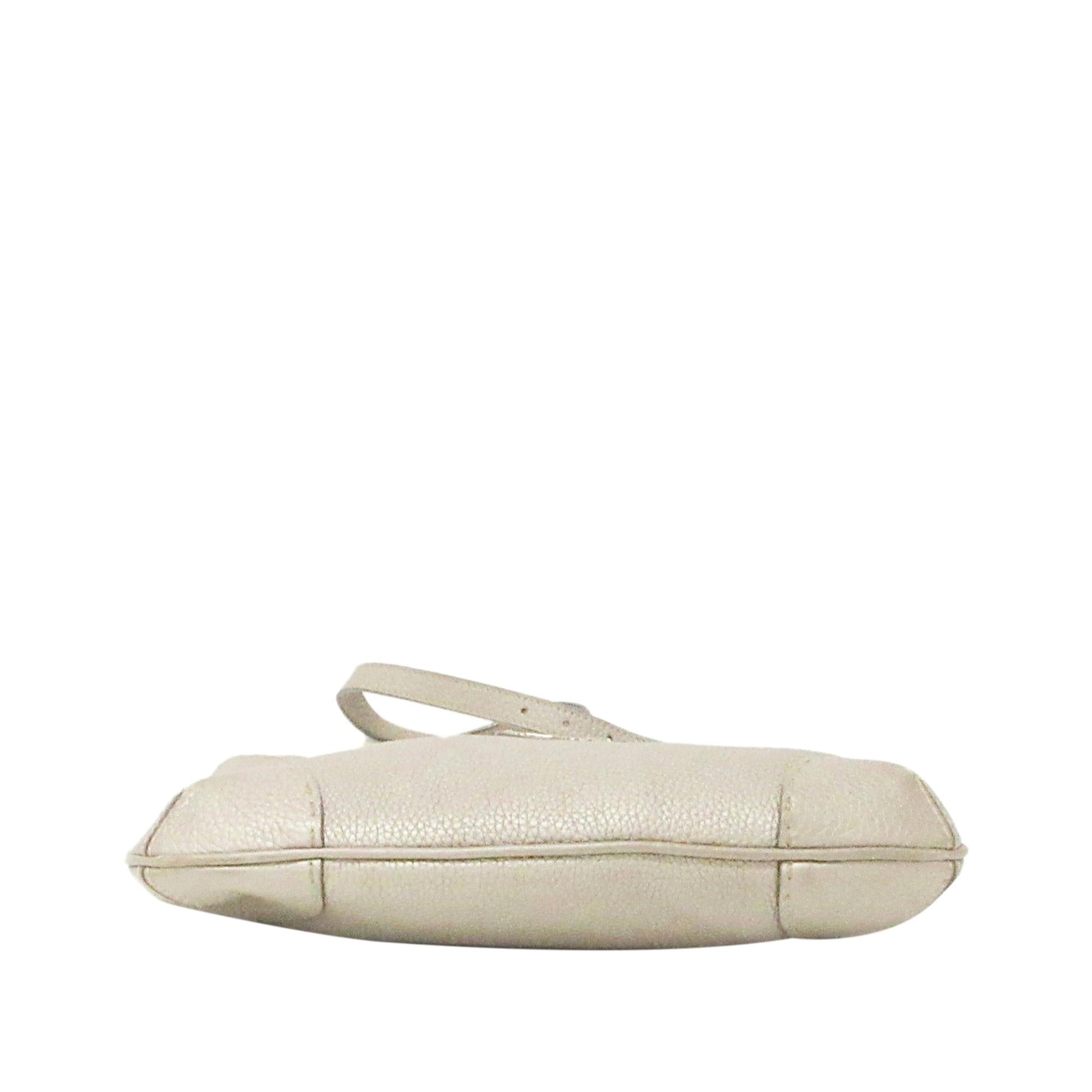 Fendi Medium Embroidered Canvas Baguette